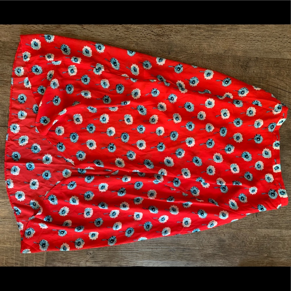 X-Small J. Crew Midi Faux- Wrap Mini Skirt